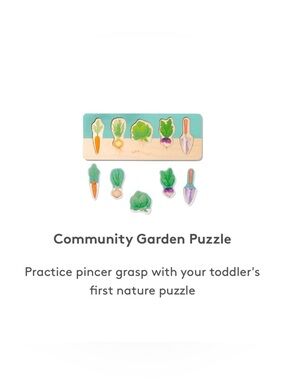 LOVEVERY Community Garden Toddler Puzzle